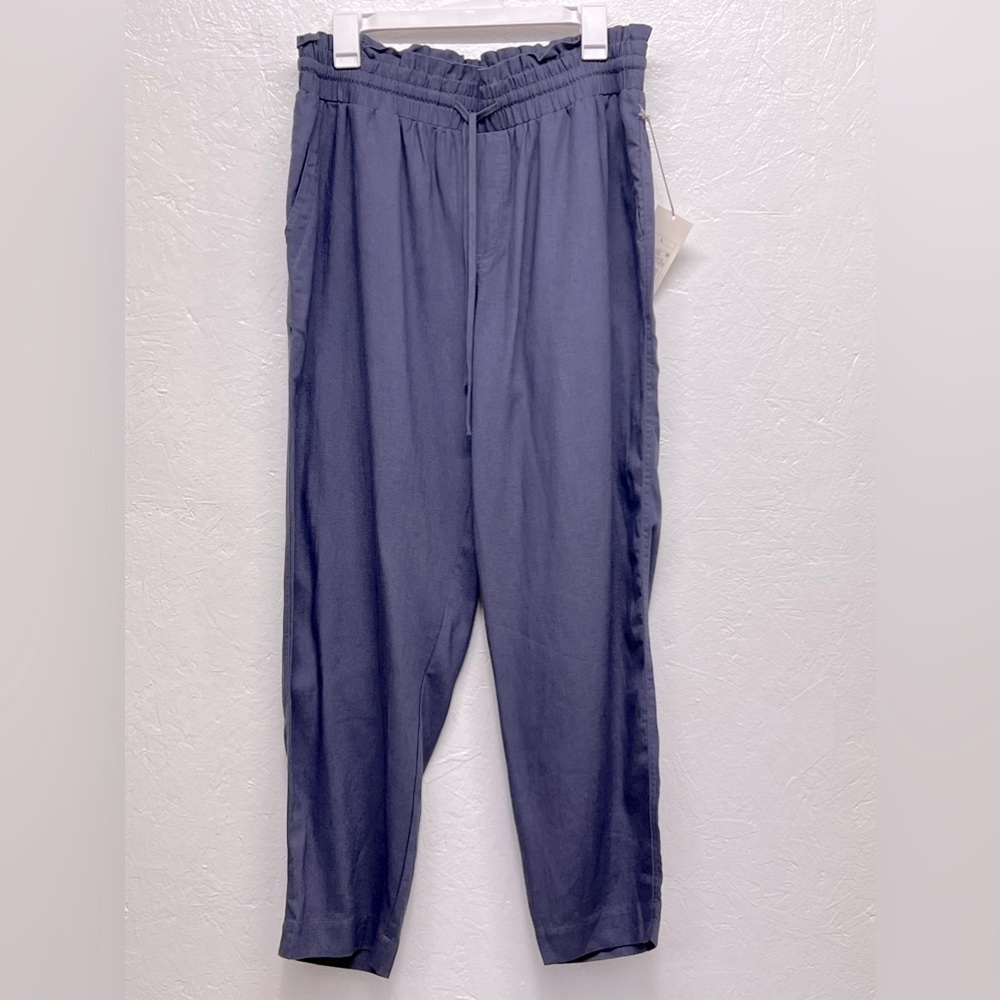 a new day Slate Blue Paperbag Waist Joggers